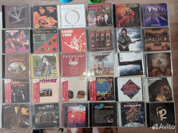 Список CD реплики фирменных изданий