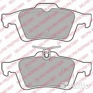 Колодки тормозные дисковые зад