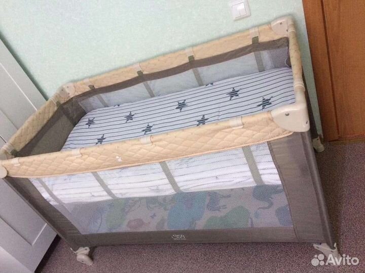 Детская кровать манеж