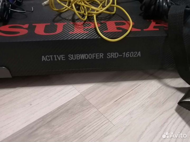 Активный сабвуфер supra