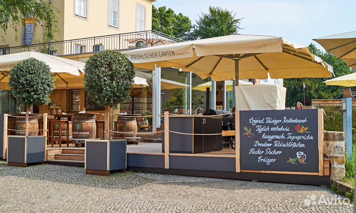 Уличный зонт для кафе Профессиональный