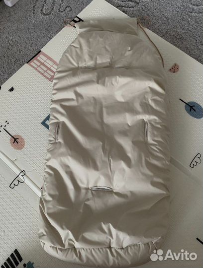 Меховой конверт в коляску овчина