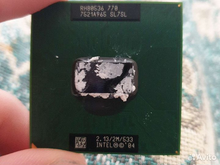 Процессор для ноутбука CPU Intel Pentium M 770
