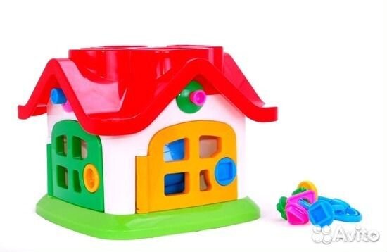 Развивашки.домик-сортер.пирамидки.каталки.муз.инст