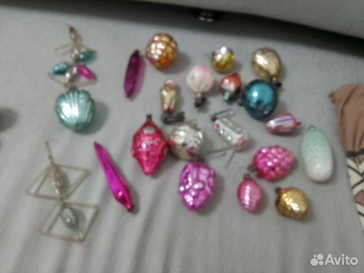 Елочные игрушки СССР одним лотом