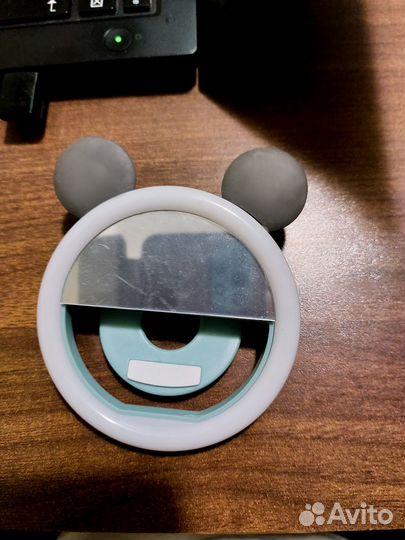 Селфи кольцо подсветка с зеркалом на телефон