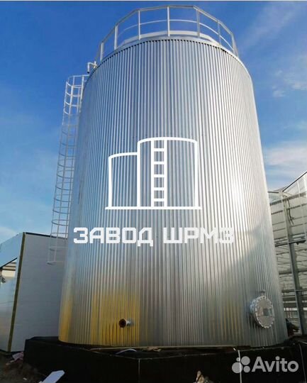 Резервуар вертикальный стальной объем 2000 кубов