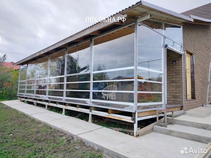 Мягкие окна для террас и беседок