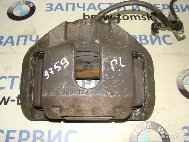 Суппорт передний левый bmw e65 2002 3,6 (Тормозная