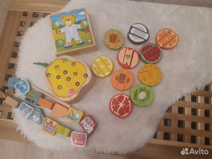 Развивающие деревянные игрушки