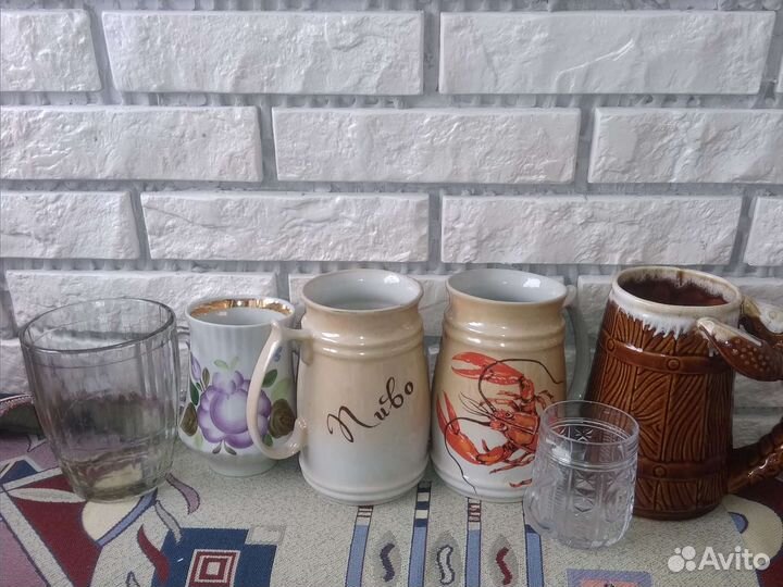 Пивные кружки СССР разных годов