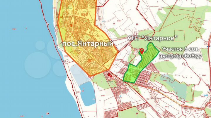 Участок 6 сот. (СНТ, ДНП)