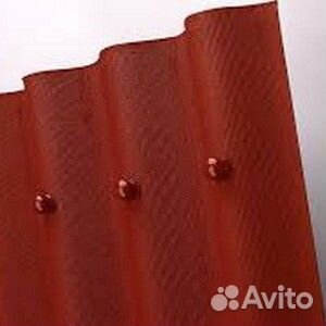 Ондулин коричневый, красный