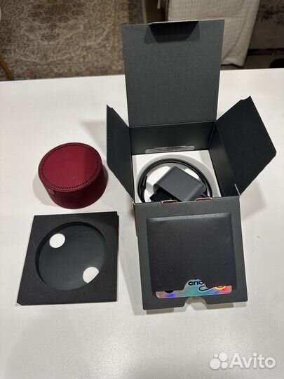 Умная колонка Яндекс станция мини, с часами