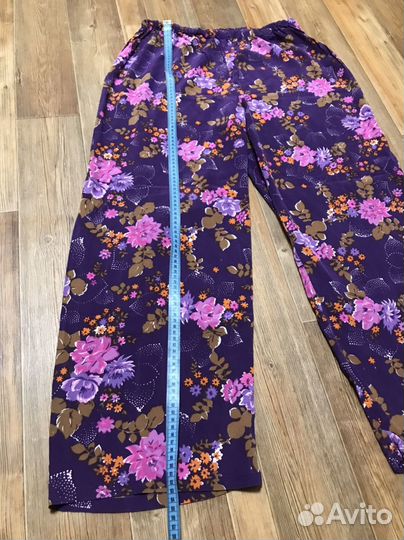 Брюки женские из крепдешина СССР52-54 новые