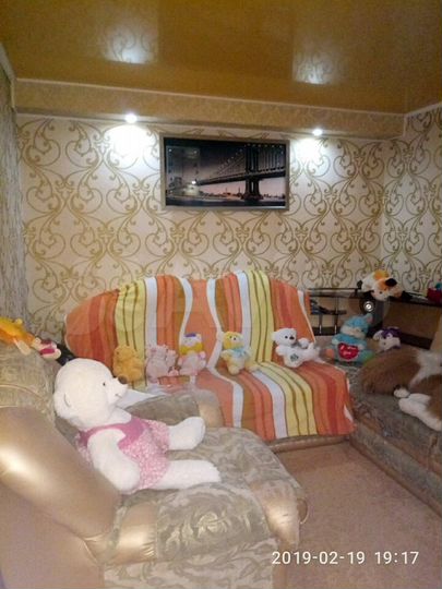 3-к. квартира, 54 м², 2/2 эт.