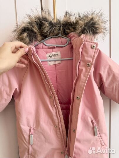 Зимний комбинезон для девочки 86 baby go