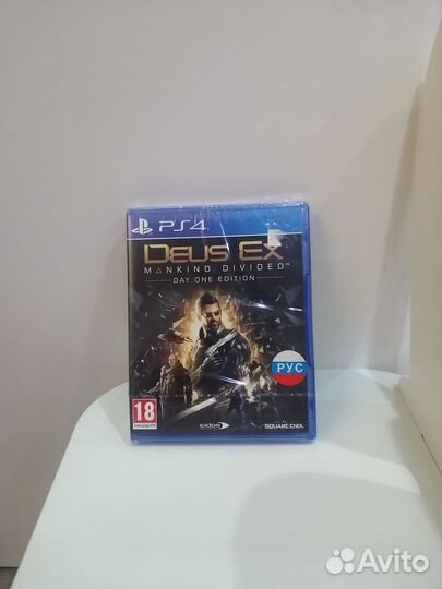 Игра PS 4 Deus Ex Mankind Divided. Диск новый