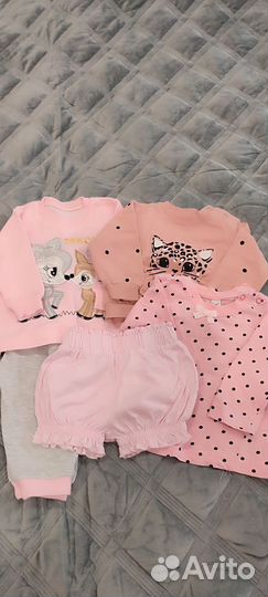 Вещи на девочку 68-80 пакетом