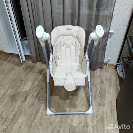 Стул для кормления babyton с функцией качелей