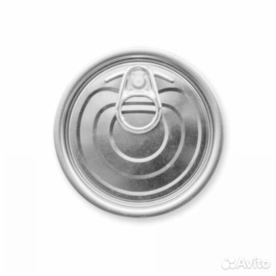 Жестяная крышка с ключом 72,8 мм консервная