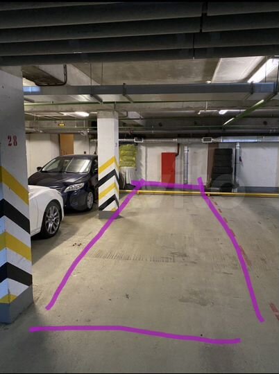 Машиноместо, 29 м²