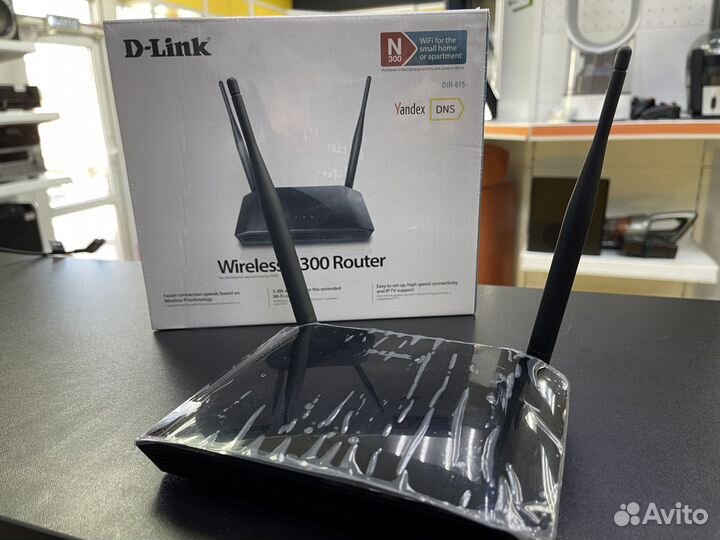 Роутер D-Link DIR-615 / Wireless N300 / Новый