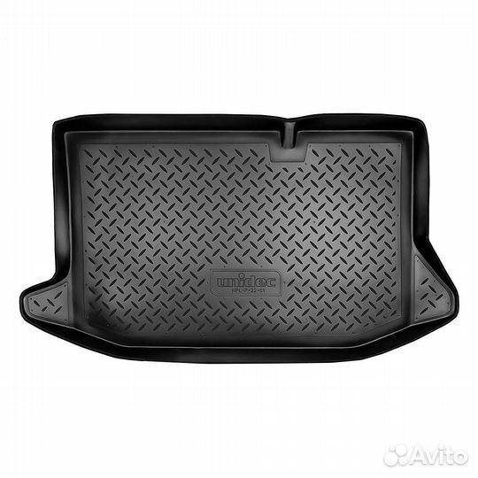 Коврик в багажник Ford Fiesta JA8 HB 2008 пластик