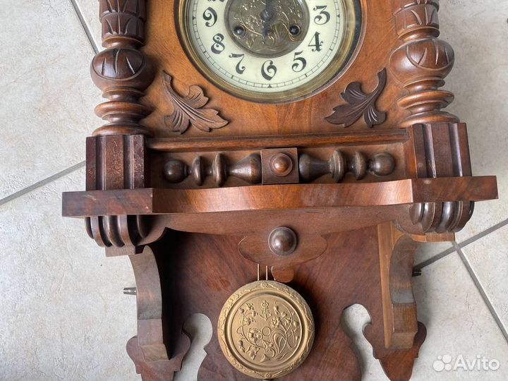 Немецкие часы Gustav Becker под реставрацию с боем