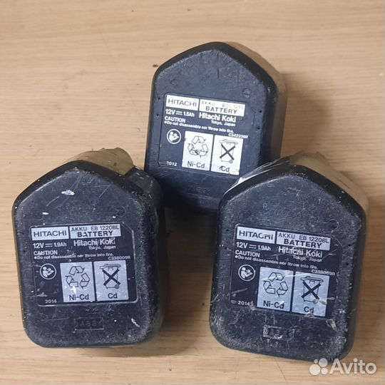 Аккумулятор для шуруповерта Hitachi 12v