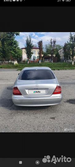 Mercedes-Benz S-класс 5.0 AT, 2005, битый, 225 000 км