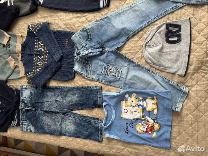 Детские вещи пакетом на мальчика 98 104