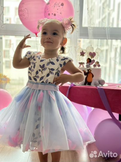 Платье праздничное на девочку 80