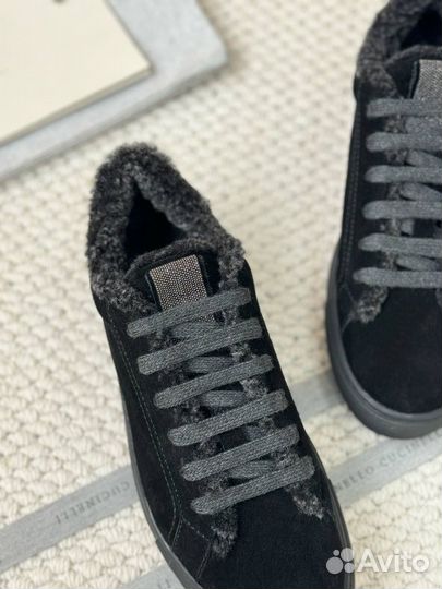 Кеды зимние женские Brunello Cucinelli