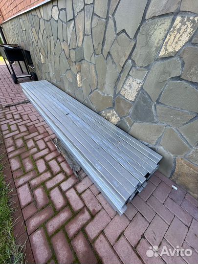 Столб для забора оцинкованный 62*55*1,4*3000 Zn