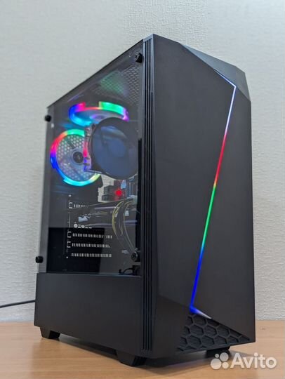 Игровой Компьютер i3-9100F/RX580/16 Gb/SSD/HDD