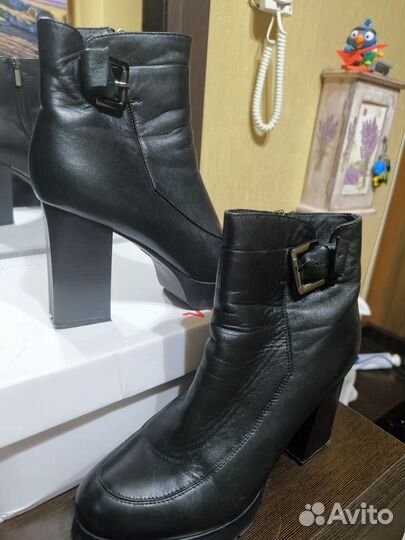 Полусапожки натуральная кожа 40