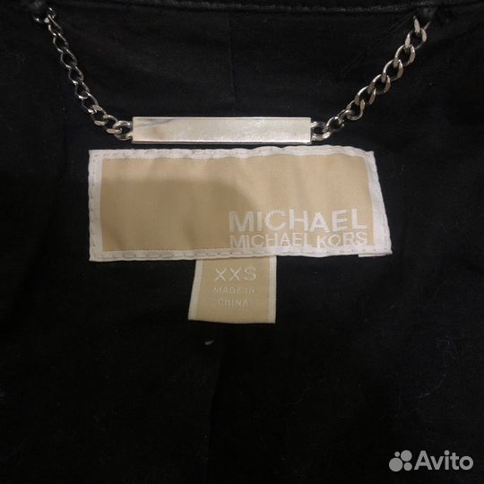 Кожаная куртка michael kors