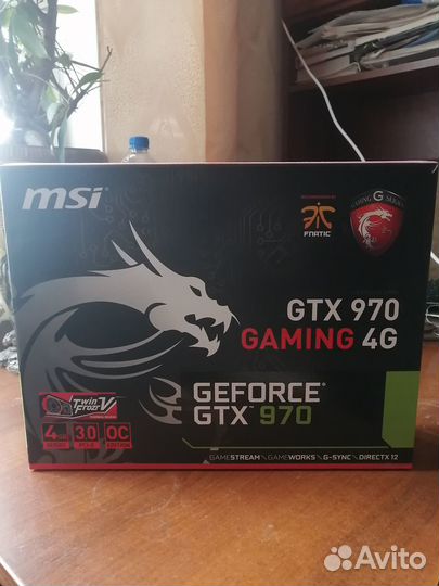 Nvidia geforce gtx 970 MSI Gaming 4G