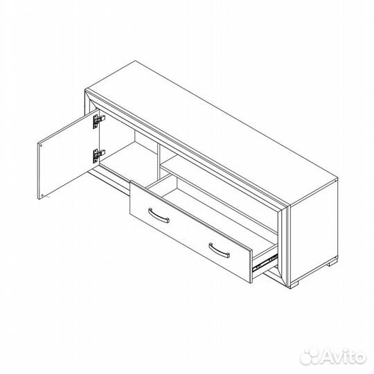 Тумба Мальта B136-RTV1D1S лиственница сибирская