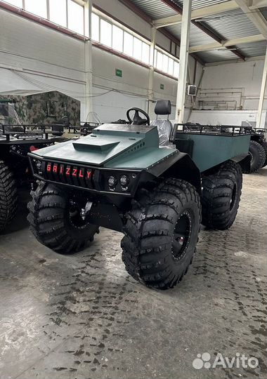 Квадроцикл переломка Grizzly (Снегоболотоход)