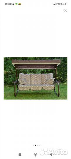 Садовые качели новые