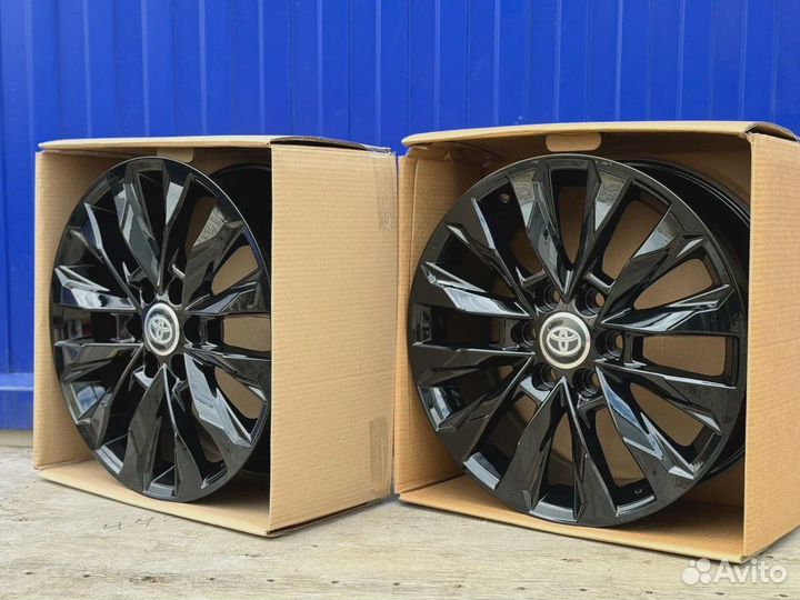 Диски 6*139.7 R20 Land Cruiser 300 Черный глянец