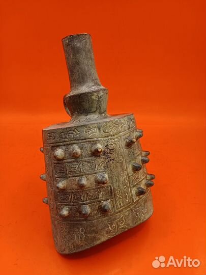 Бронзовый колокол Чжоу,Китай,14 см и др