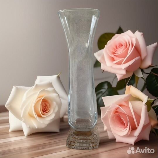 Стеклянная ваза Bormioli Rocco 90-е годы