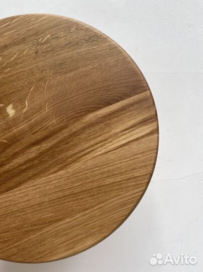 Круглая доска дубовая разделочная / сервировочная