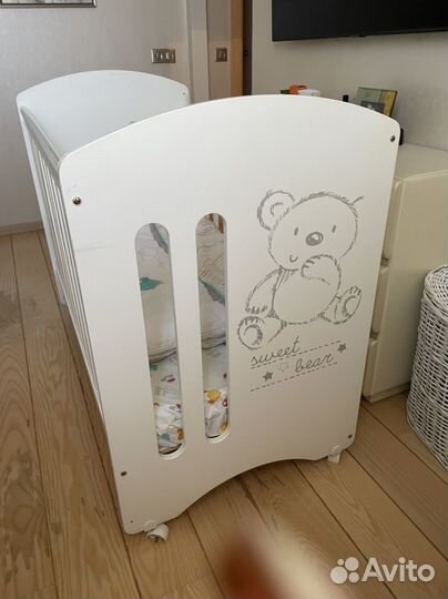 Детская кроватка Micuna lapsi+ матрас