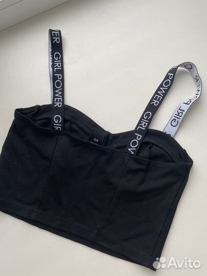 Топ черный befree