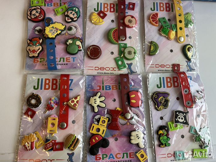 Джибитсы для crocs наборы