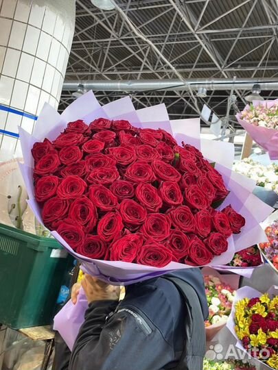 Арт:777629 Букет из роз с доставккк